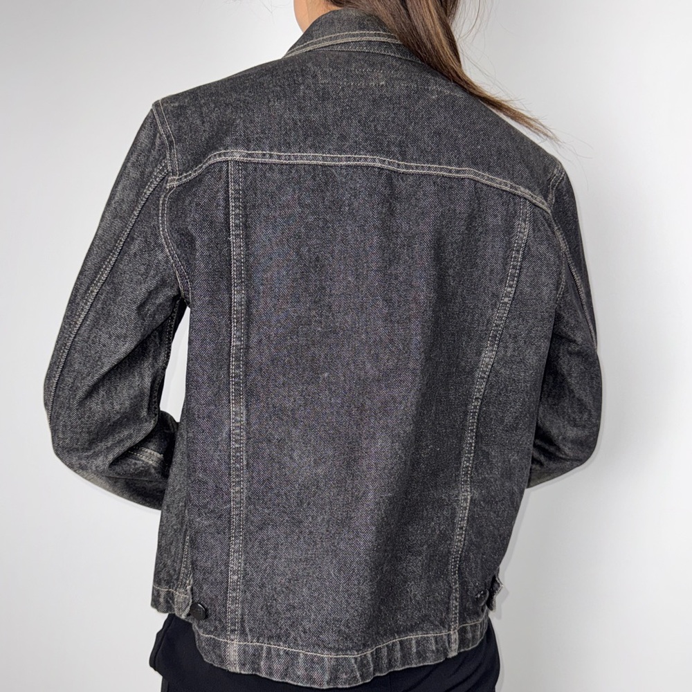 Marithe François Gerbaud Y2K Dark Denim Jacket Medium Vintage - Picture 4 of 9
